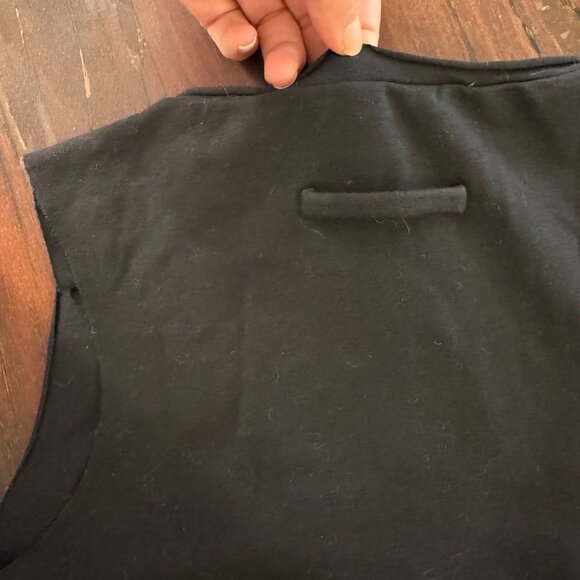 Jean Paul Gaultier VINTAGE Slashed & Knotted Tank - Black Med. NEVER WORN! - Picture 3 of 4